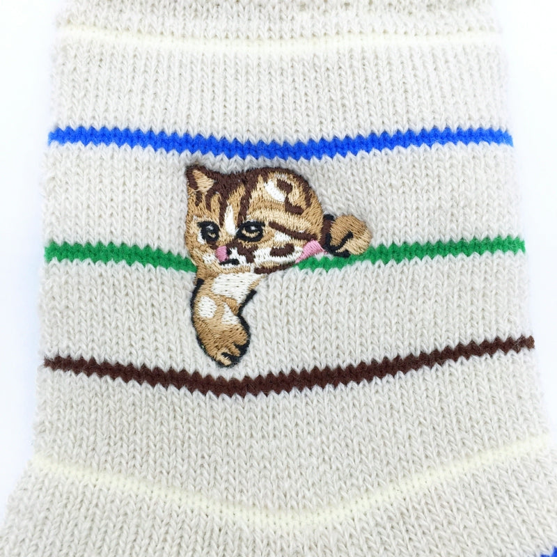 PAUL & JOE ルームソックス ヌネット刺繍 (PJM433017)
