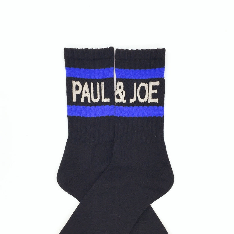PAUL & JOE クルー丈ラインロゴ 靴下(PJM634001)