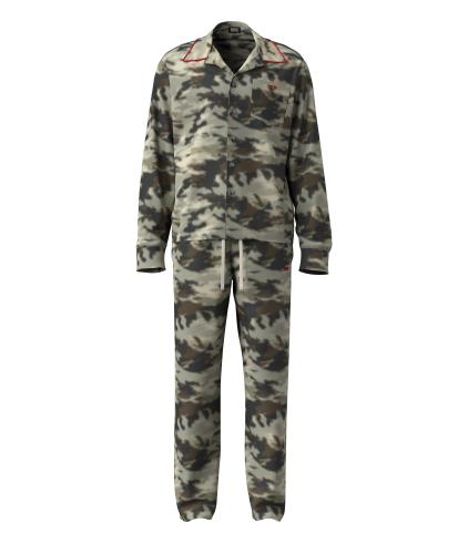 DIESEL パジャマ上下セット 長袖(DEP731097-44)