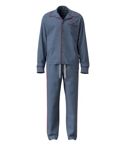 DIESEL パジャマ上下セット 長袖(DEP731098-30)