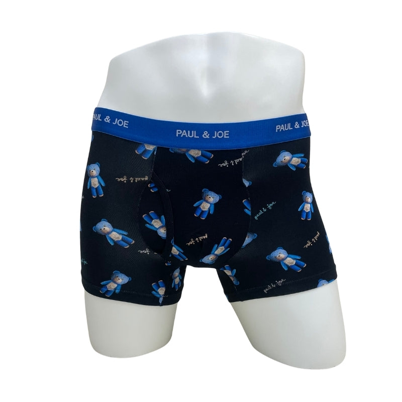 PAUL＆JOE　綿レーヨンベア天ブルーベア柄プリント　（PJB665078）