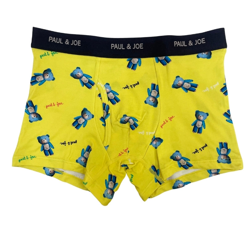 PAUL＆JOE　綿レーヨンベア天ブルーベア柄プリント　（PJB665078）