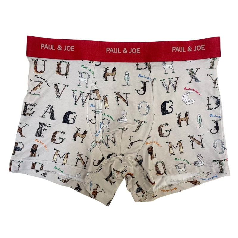 PAUL＆JOE　綿レーヨン天アルファベット動物柄PT　（PJB665080）