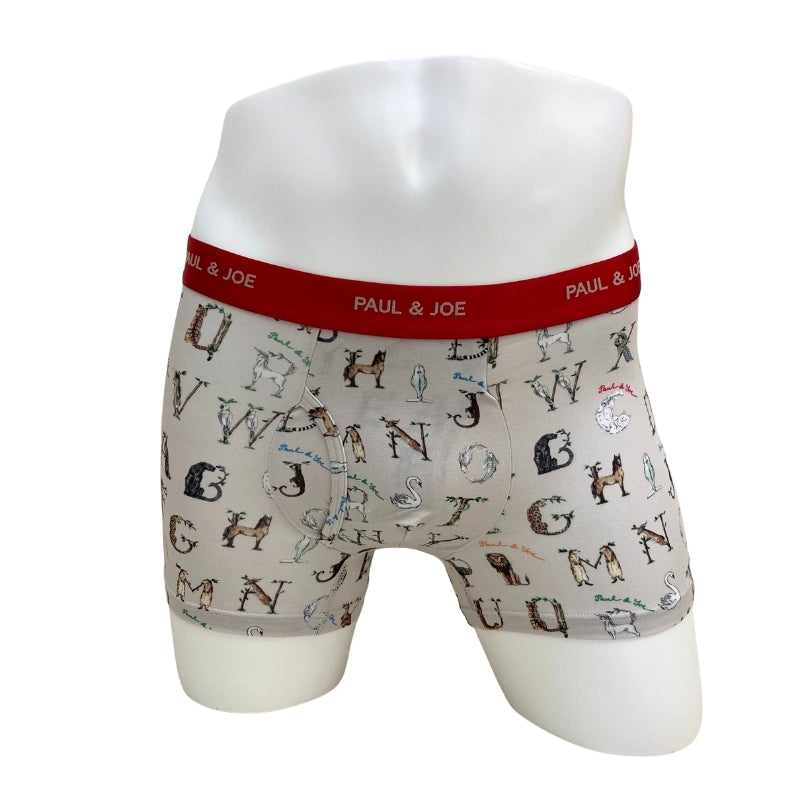 PAUL＆JOE　綿レーヨン天アルファベット動物柄PT　（PJB665080）