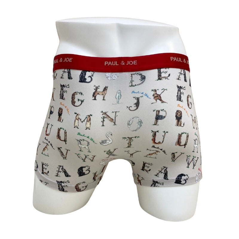 PAUL＆JOE　綿レーヨン天アルファベット動物柄PT　（PJB665080）