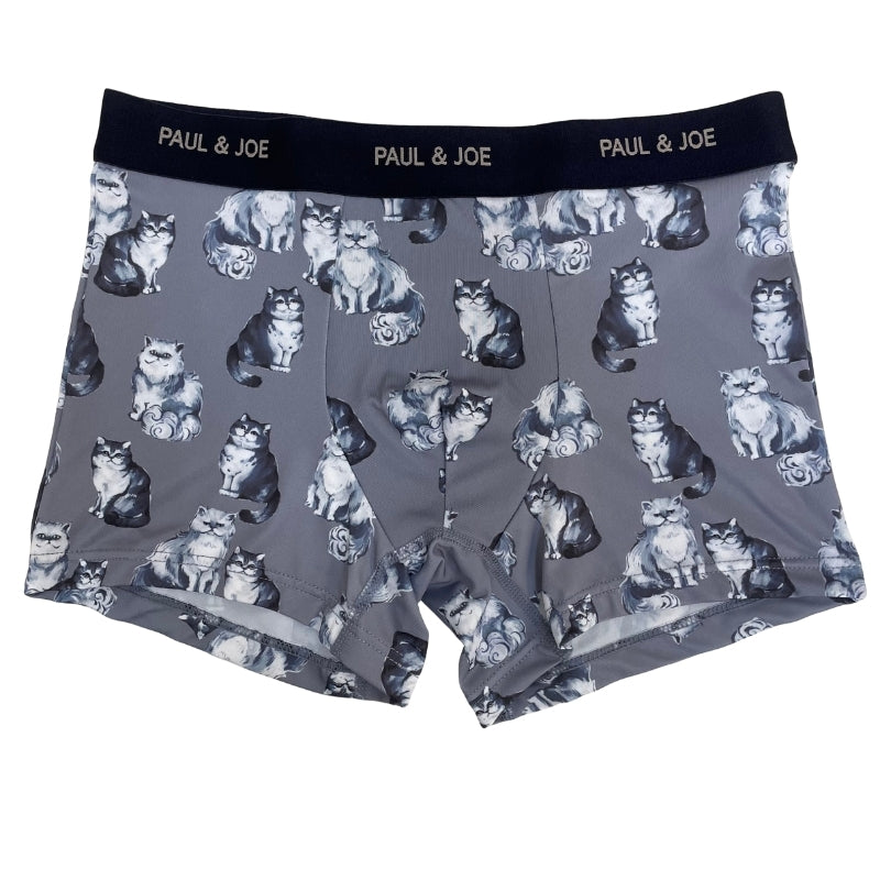 PAUL＆JOE　ポリエステルベア天ネコリピート柄昇華プリント　（PJB665082）