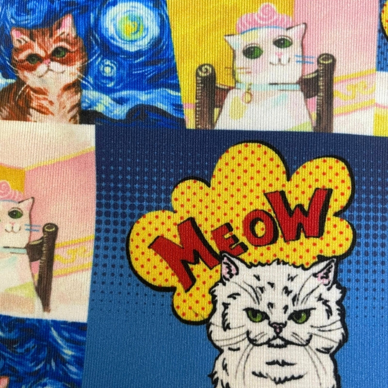 PAUL＆JOE　ポリエステルベア天アート柄昇華プリント　（PJB665083）