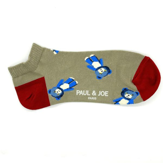 PAUL & JOE ベアー柄ソックス アンクル丈(PJM642030)