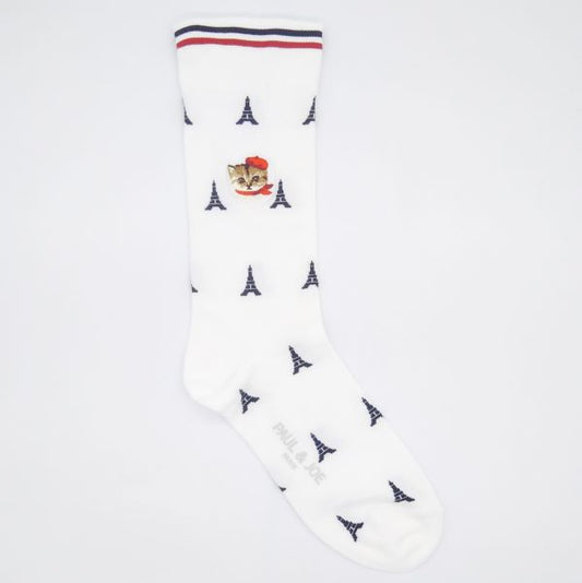 PAUL & JOE クルー丈 エッフェル塔パリヌネット刺繍(PJM644031)