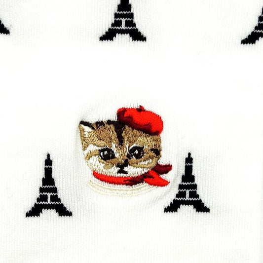 PAUL & JOE クルー丈 エッフェル塔パリヌネット刺繍(PJM644031)