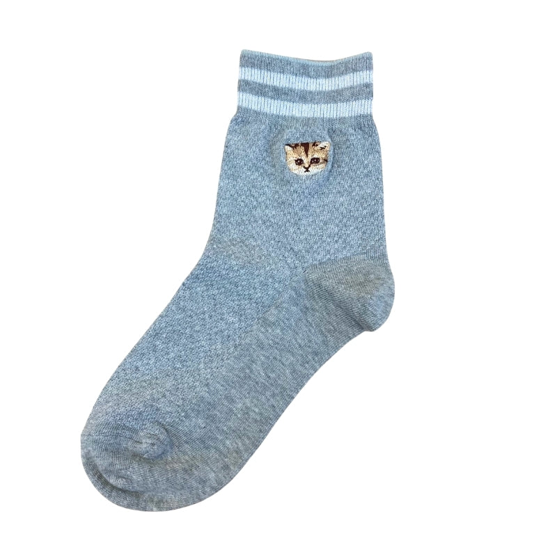 PAUL&JOE クルブシ　ユニバーサルサイズカノコヌネット刺繍 (PJM663080)