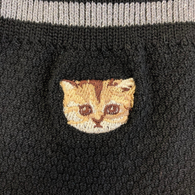 PAUL&JOE クルブシ　ユニバーサルサイズカノコヌネット刺繍 (PJM663080)