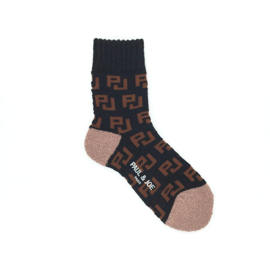 PAUL & JOE ルームソックス ロゴ総柄 (PJM433018)