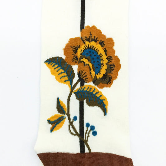 PAUL & JOE クルー丈 フォーク・フラワー柄 花柄 靴下(PJM734014)