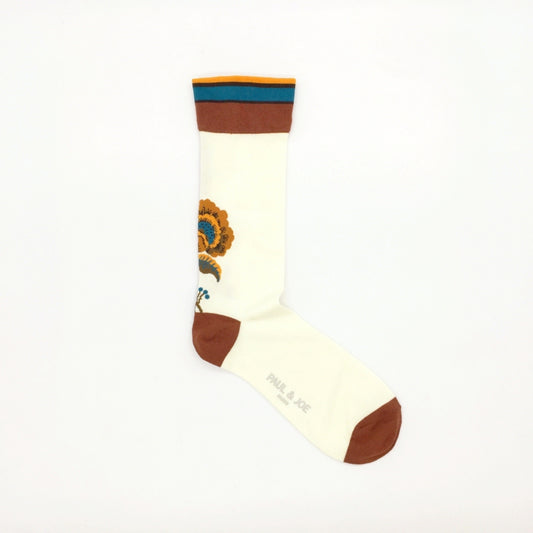 PAUL & JOE クルー丈 フォーク・フラワー柄 花柄 靴下(PJM734014)