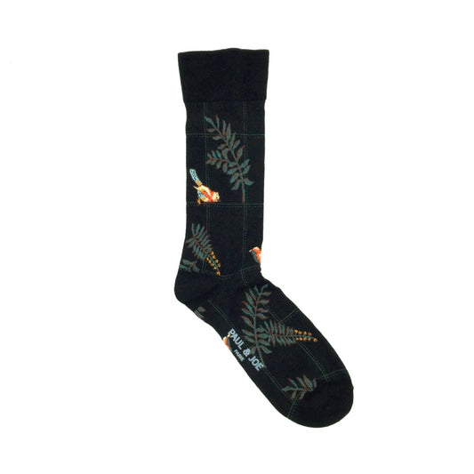 PAUL & JOE クルー丈 バード・チェック柄 靴下(PJM734015)