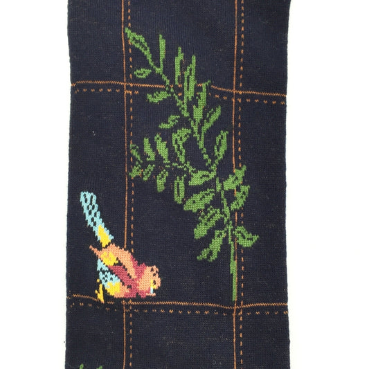 PAUL & JOE クルー丈 バード・チェック柄 靴下(PJM734015)