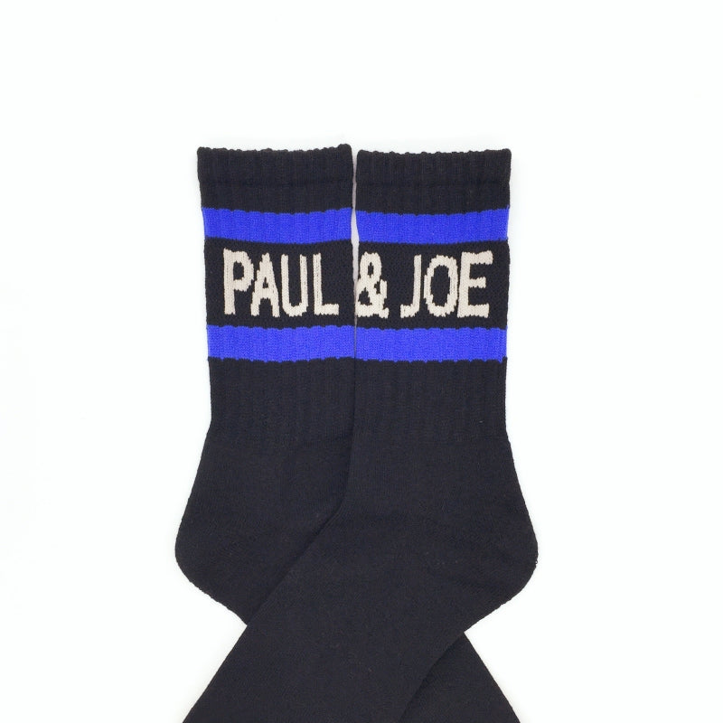 PAUL & JOE クルー丈ラインロゴ　靴下（PJM634001）